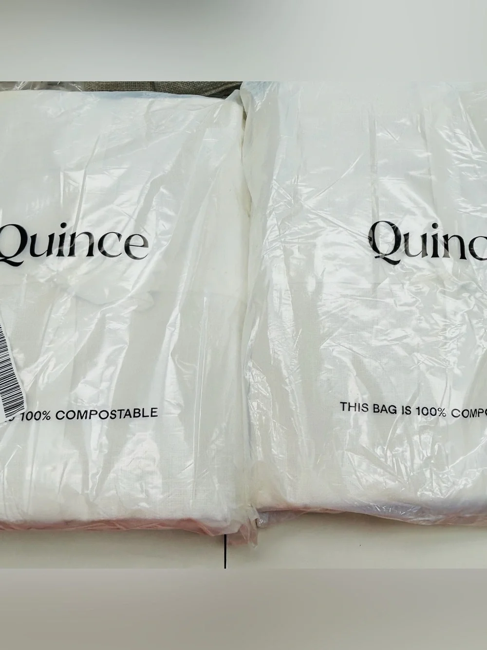 NWT QUINCE Set Of 2 48x96 Cotton Slub Room Darkening Curtains White 9721